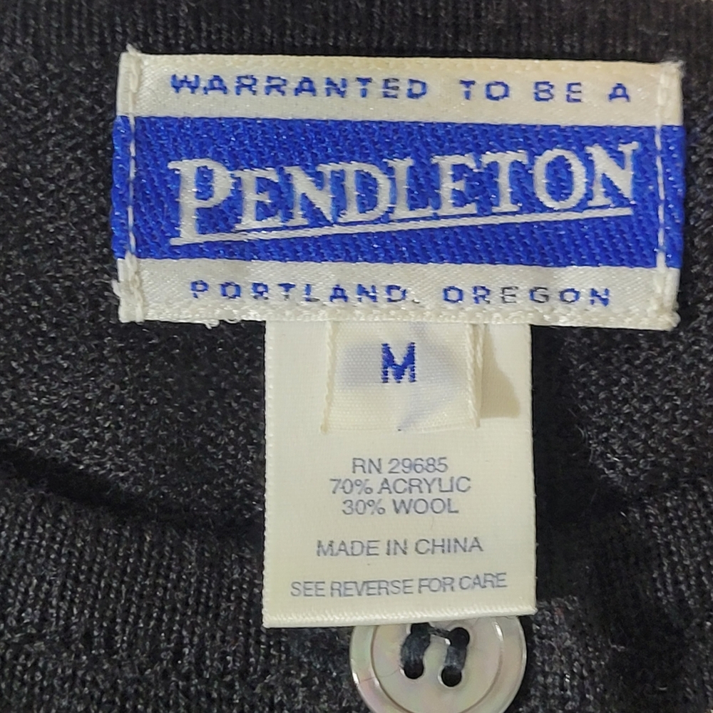 Vintage Pendleton Wool Blend Button Up Cardigan S… - image 5